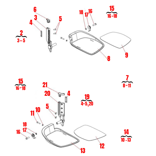 Dual Footplates VS